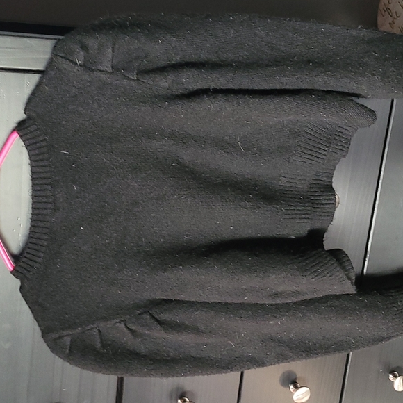 Black crop top sweater - Picture 4 of 4